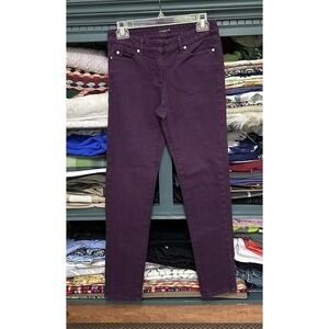 J. McLaughlin Slim Jeans Size‎ 0 Purple Denim